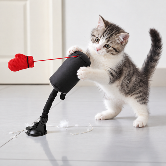 Kedi Boks Torbası Oyuncağı