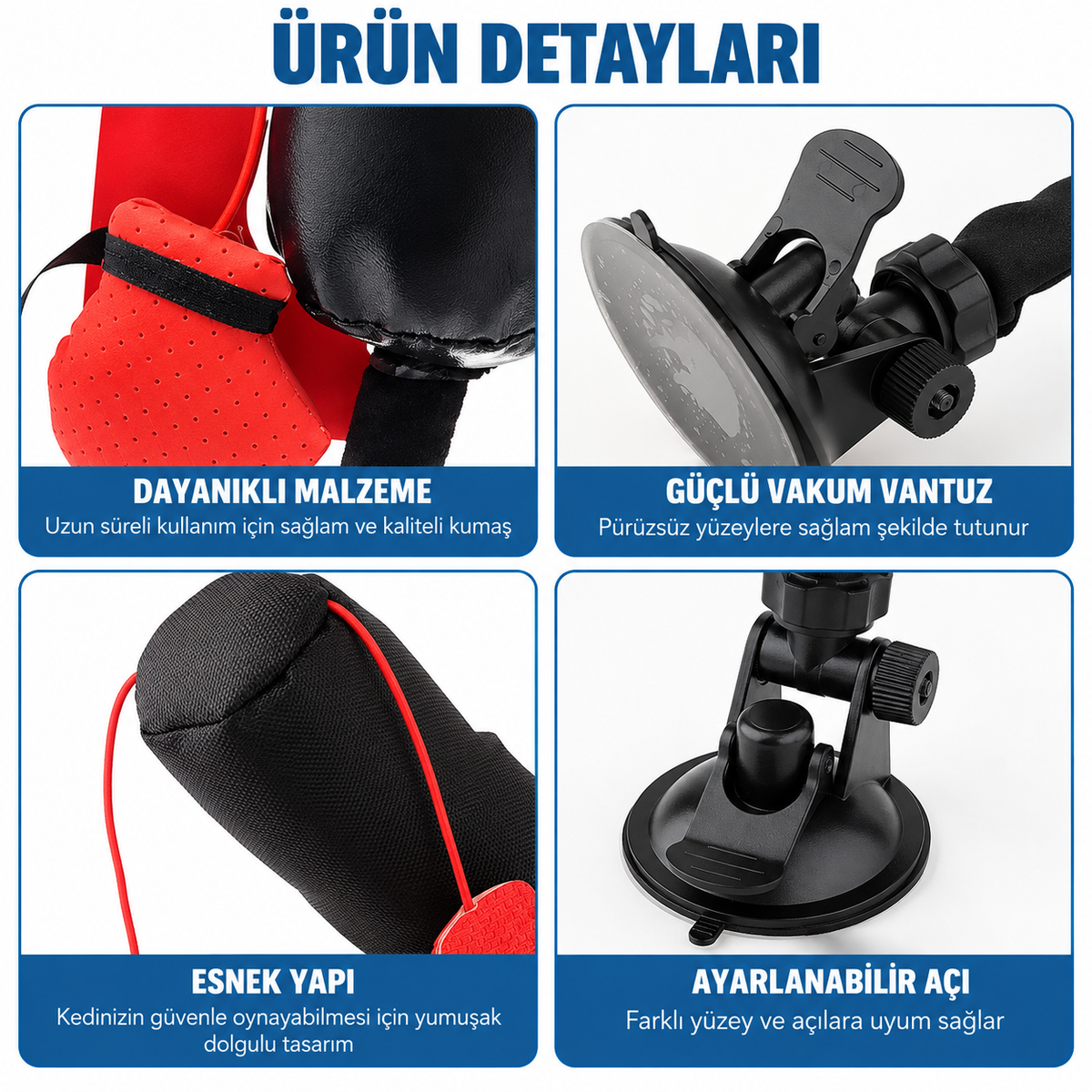 Kedi Boks Torbası Oyuncağı