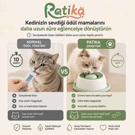 Patika Dönen Hazneli Ödül Ve Yalama Oyuncağı