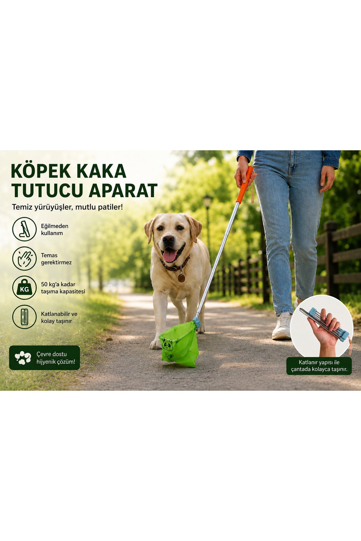 Köpek Kaka Tutucu Aparat
