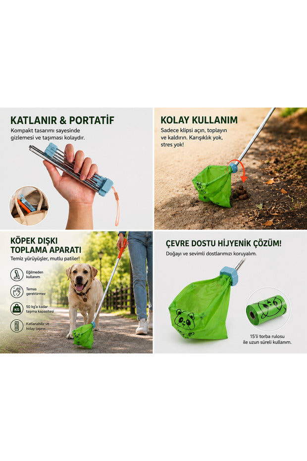 Köpek Kaka Tutucu Aparat