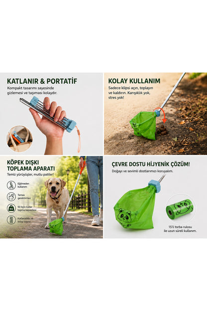 Köpek Kaka Tutucu Aparat