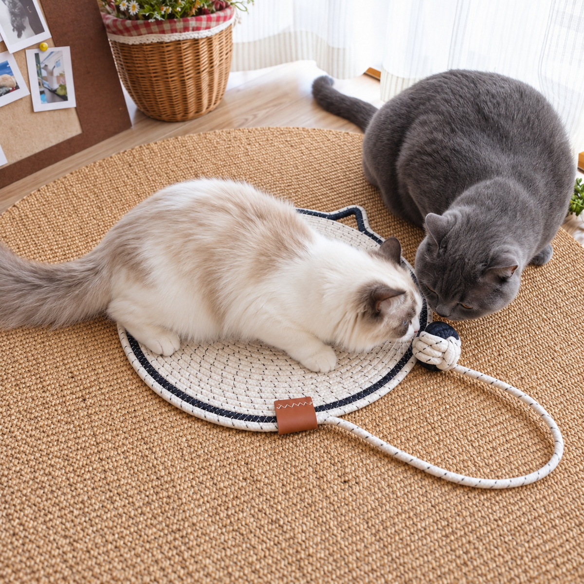 Kedi Tırmalama Oyuncağı Halısı