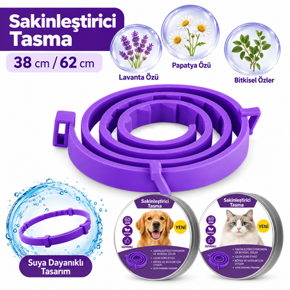 Köpekler ve Kediler için Feromonlu Sakinleştirici Tasma