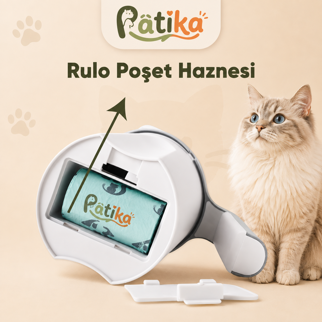 3'ü 1 Arada Aklıllı Kedi  Kum Temizleyici