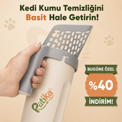 3'ü 1 Arada Aklıllı Kedi  Kum Temizleyici