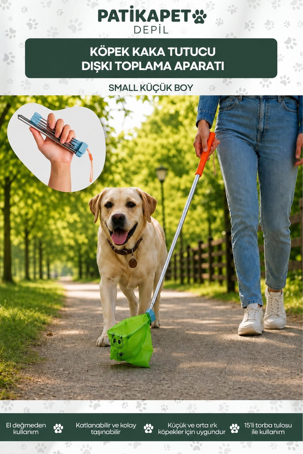 Köpek Kaka Tutucu Aparat