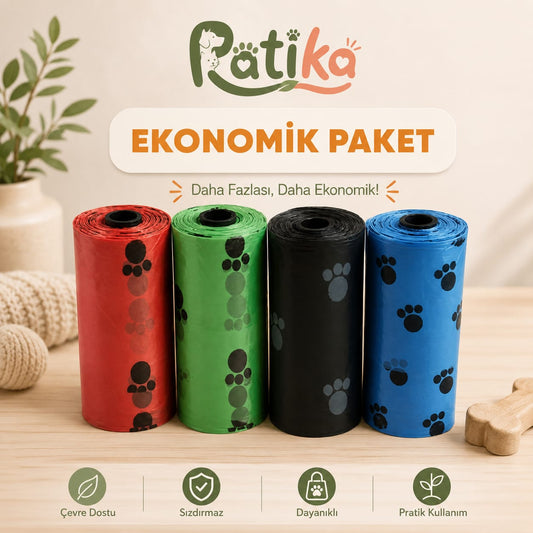 4'lü Rulo Poşet Seti