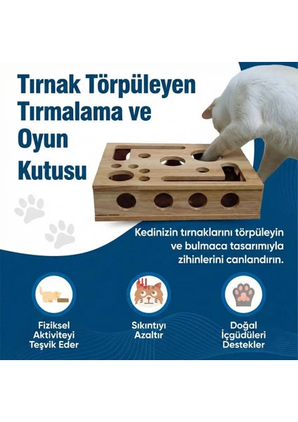Tırnak Törpüleyen Tırmalama ve Oyun Kutusu